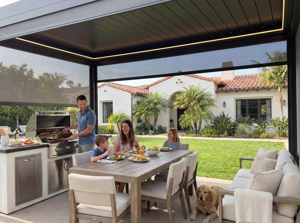 Hanso Pergola Dining