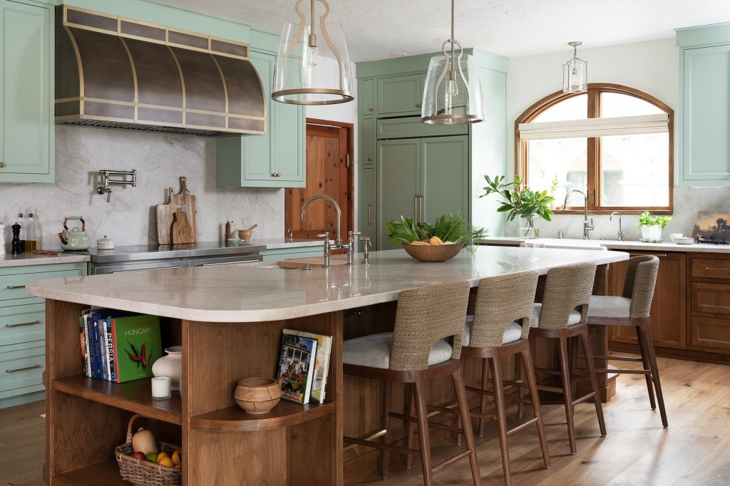 Island Davis Kitchen by Yvonne Harty
