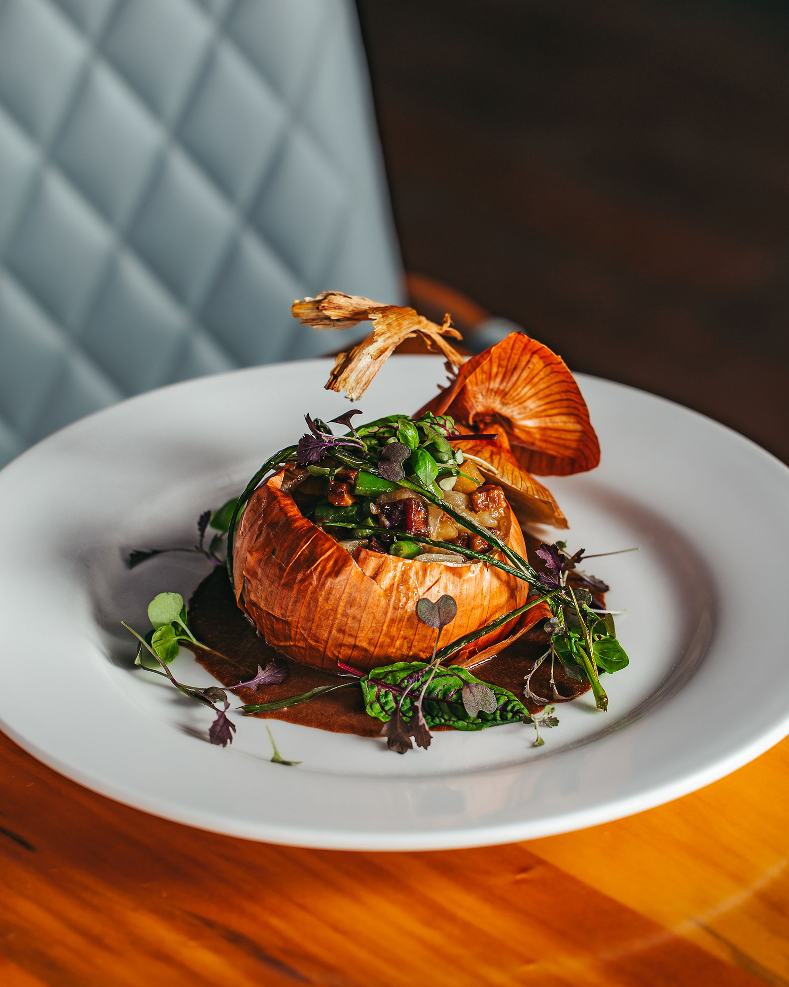 Kona Theatery French Stuffed Onion