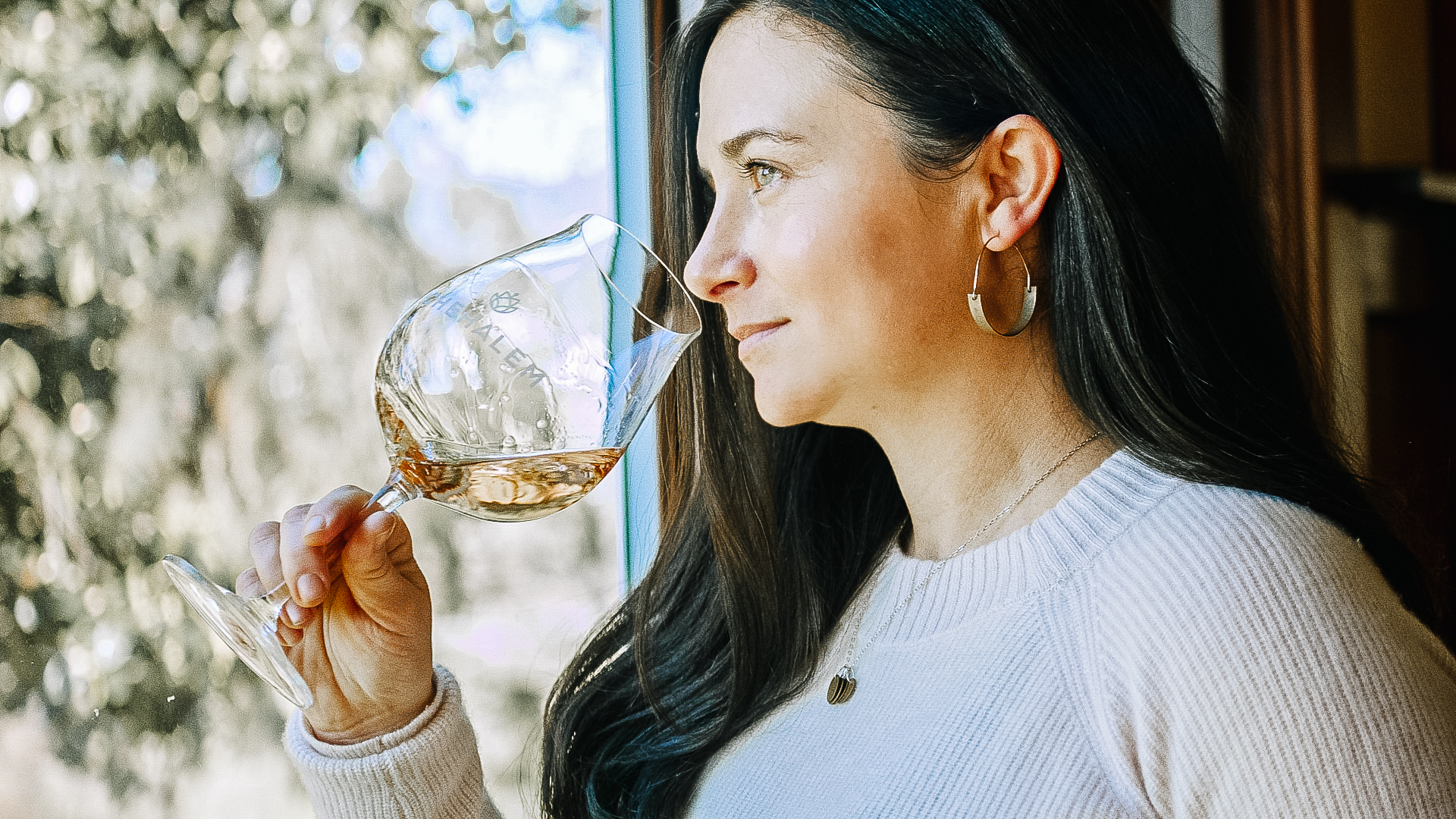 chehalem-winemaker-katie-santora-smells-her-pinot-noir-rose