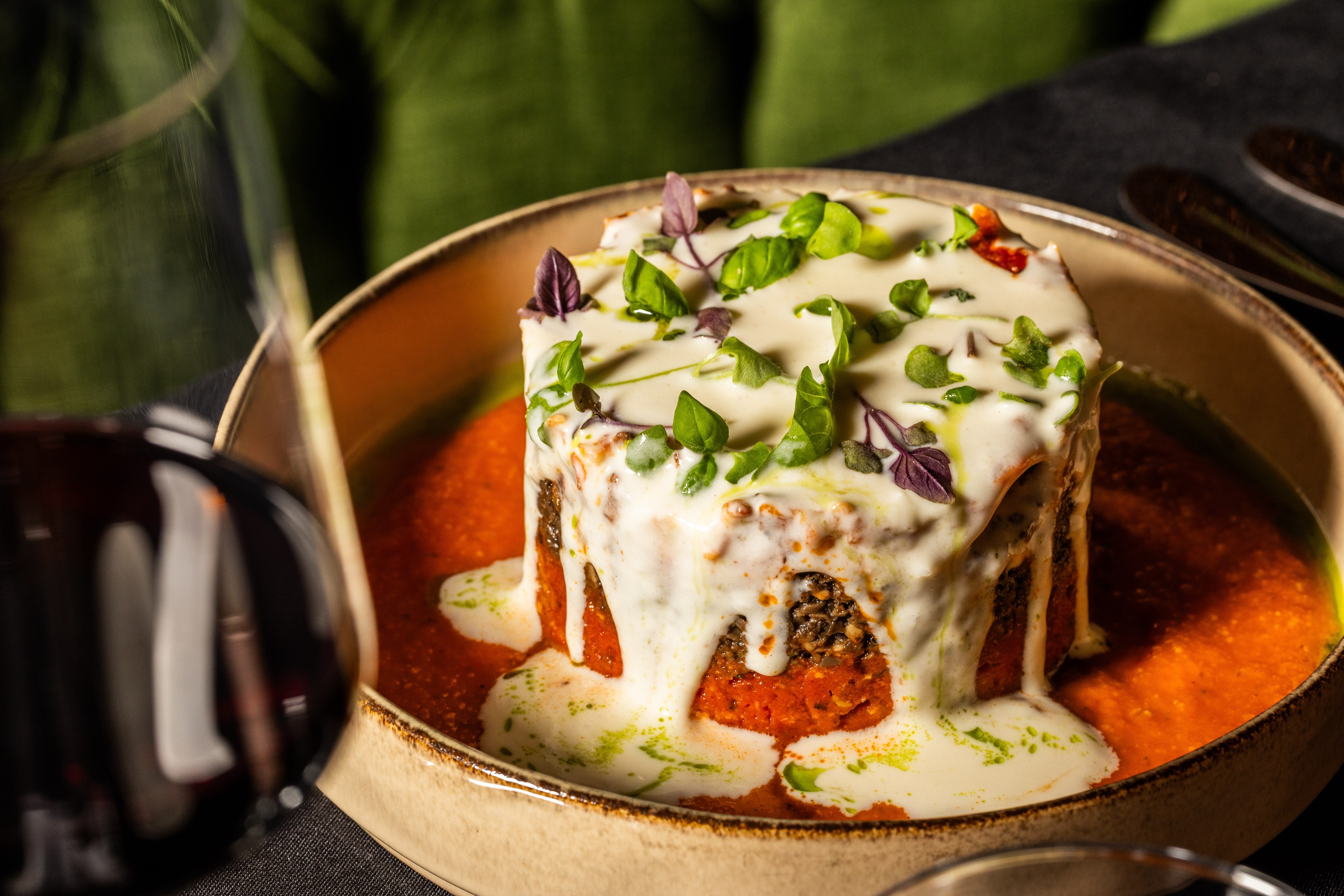 housemade-sausage-layered-lasagne
