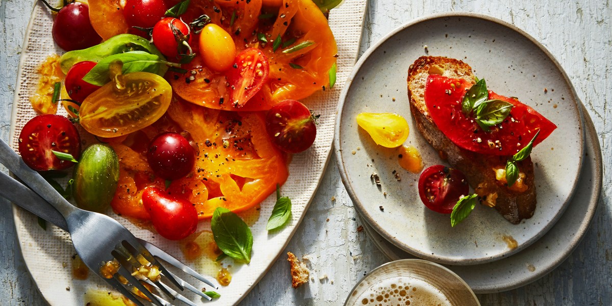 What to Make in August: Rainbow Tomato Bruschetta, Spicy Soba Noodles, and More