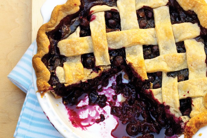 Spiced Blueberry Pie