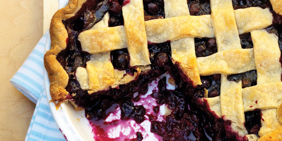 Spiced Blueberry Pie