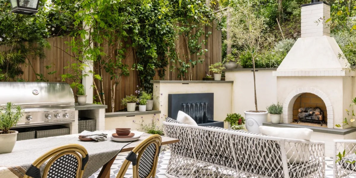 The New Outdoor Kitchen Is Actually Three Rooms