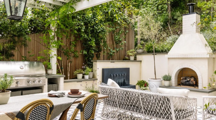 The New Outdoor Kitchen Is Actually Three Rooms