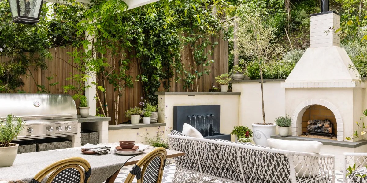 The New Outdoor Kitchen Is Actually Three Rooms