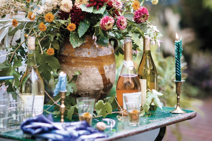 Drinks and Flowers