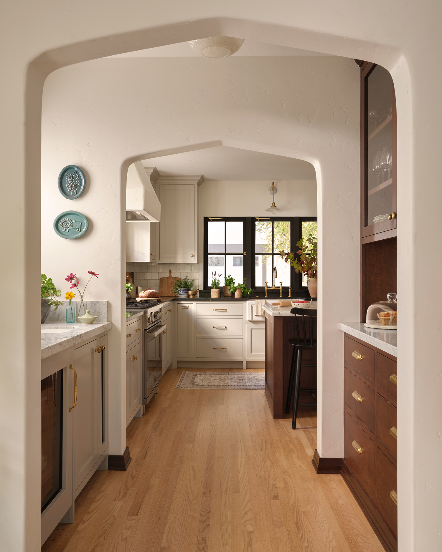 Butler's Pantry San Marino Tudor by HartmanBaldwin