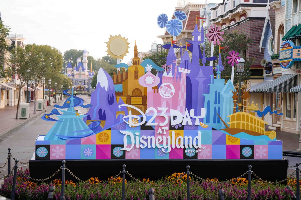 Disneyland D23 Day Sign