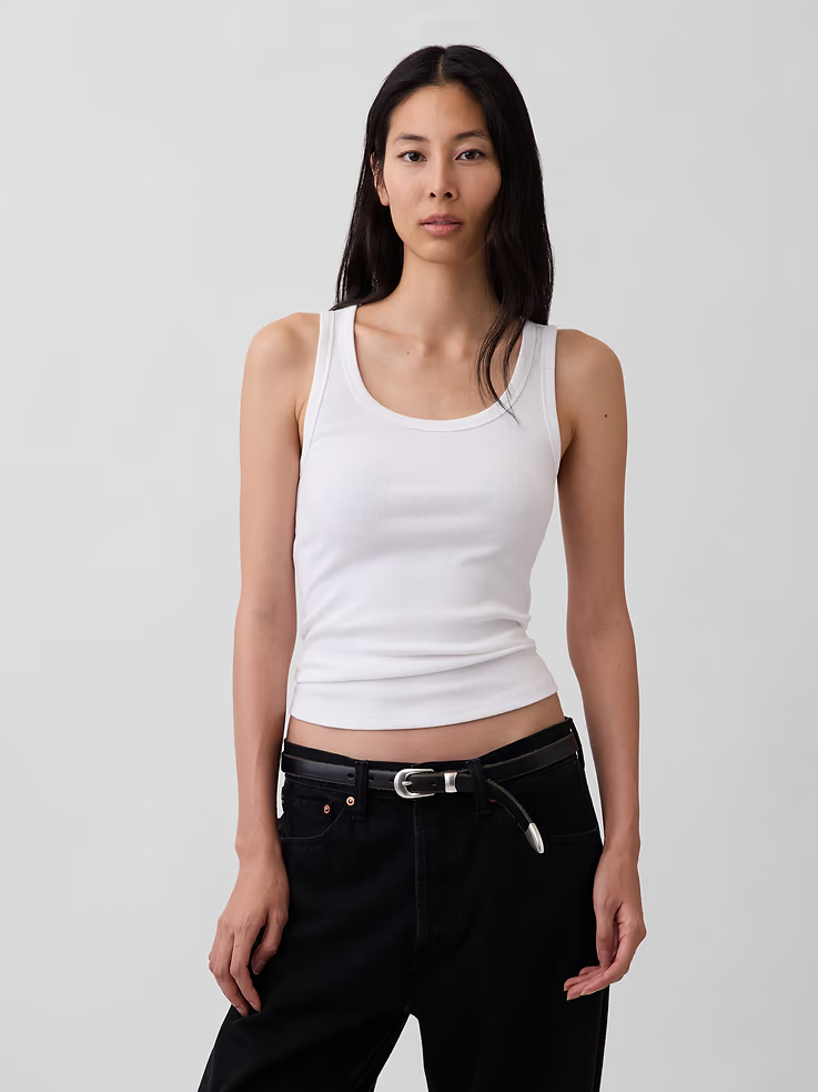 Gap Rib Scoop Tank Top