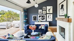 Living Room Art Mill Valley House by Studio Munroe