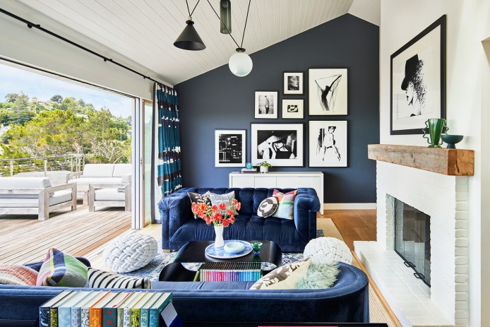 Living Room Art Mill Valley House by Studio Munroe
