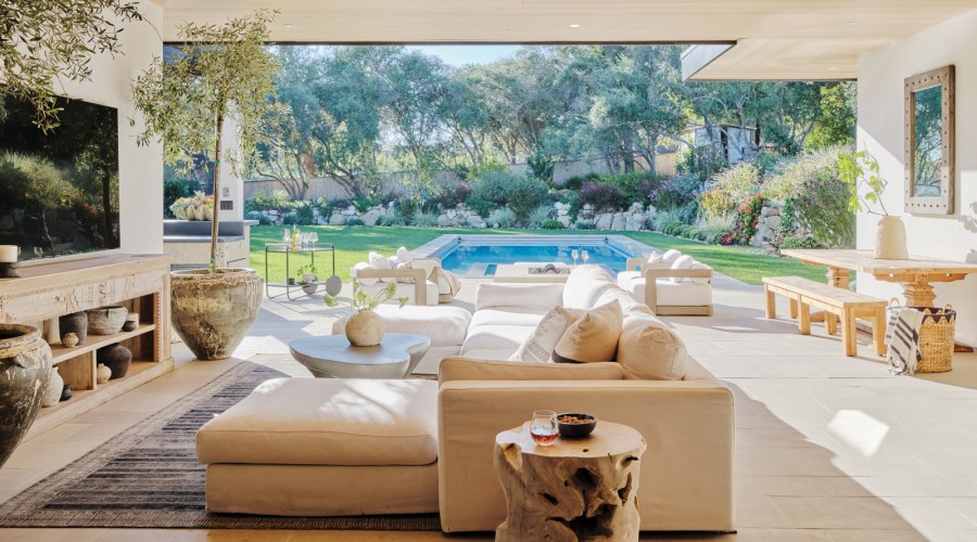 With Enough Seating for a Football Team, This Montecito Ranch House Was Designed for Entertaining