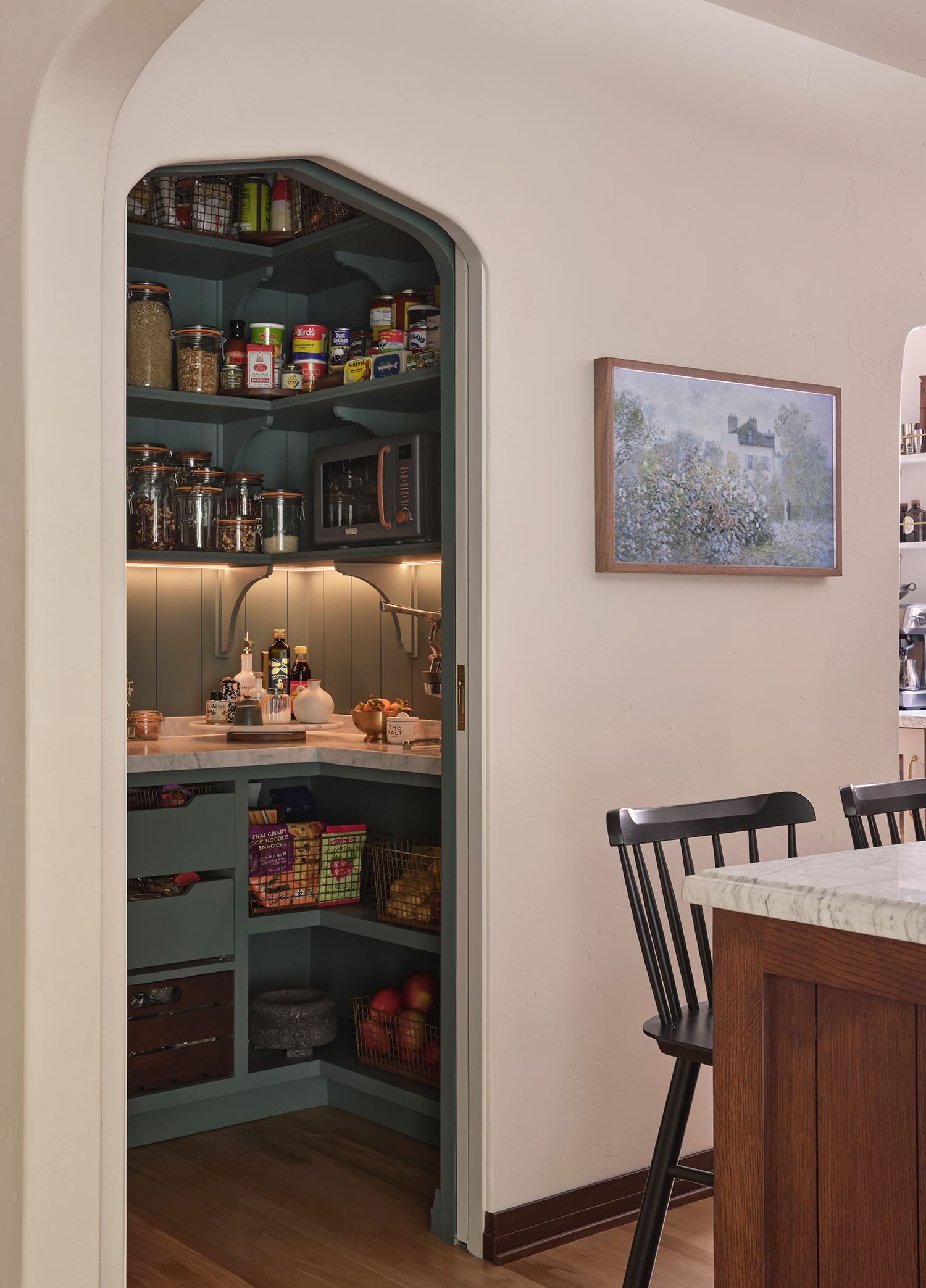 Pantry San Marino Tudor by HartmanBaldwin