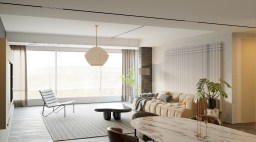 Paper Lantern Living Room
