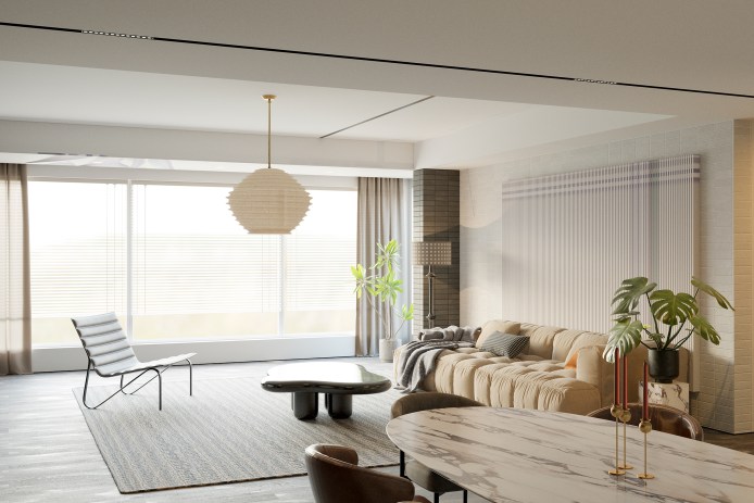 Paper Lantern Living Room