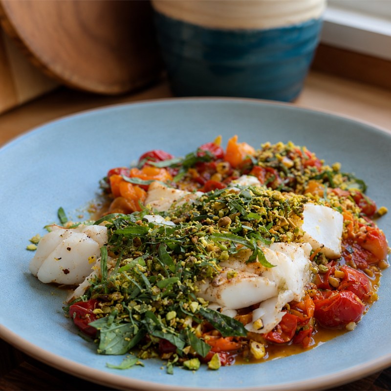 This One-Pan Cod Is Our Ideal Late-Summer California Dinner
