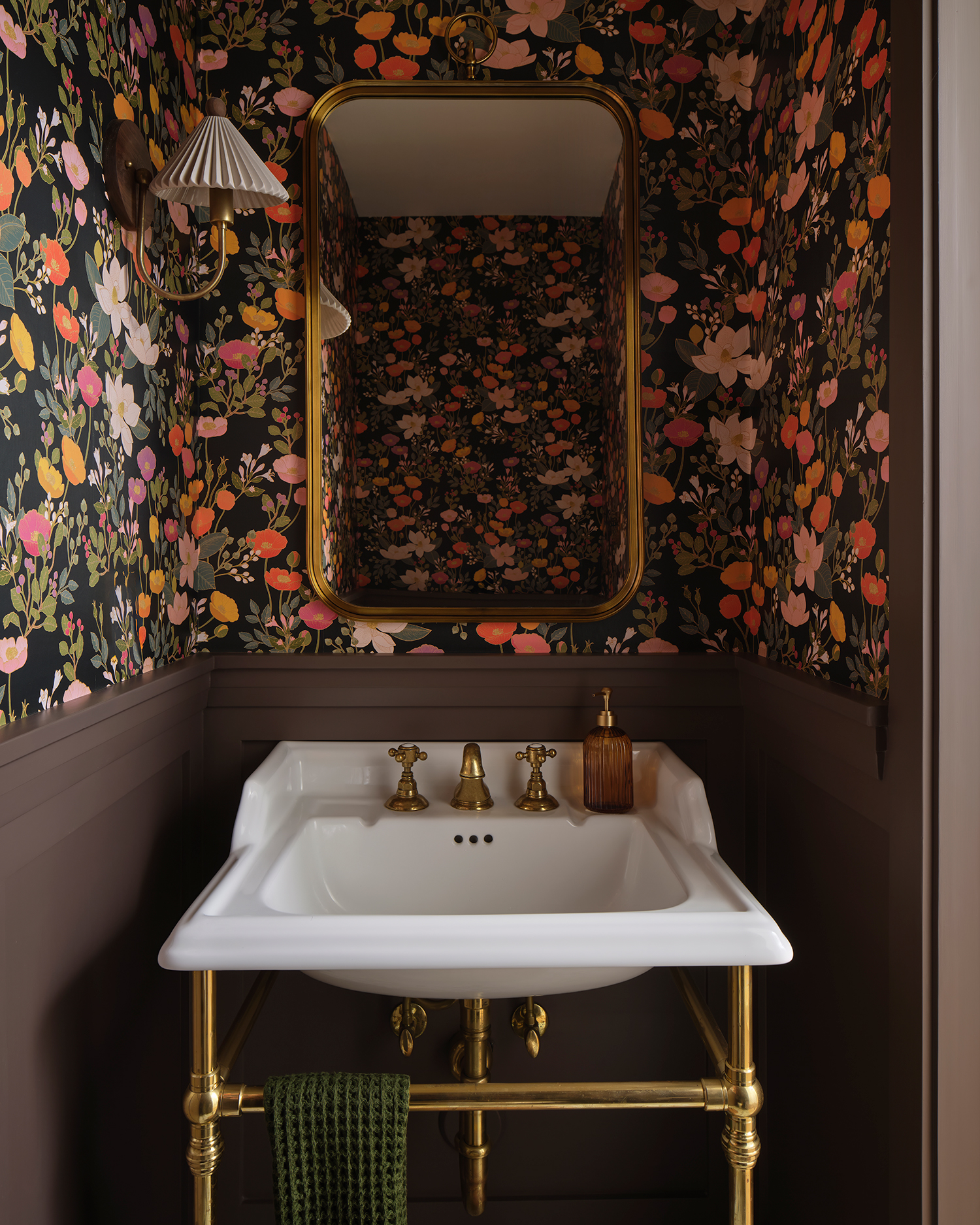 Powder Room San Marino Tudor by HartmanBaldwin