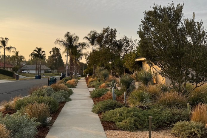 Landscaped Strip Between Street and Sidewalk