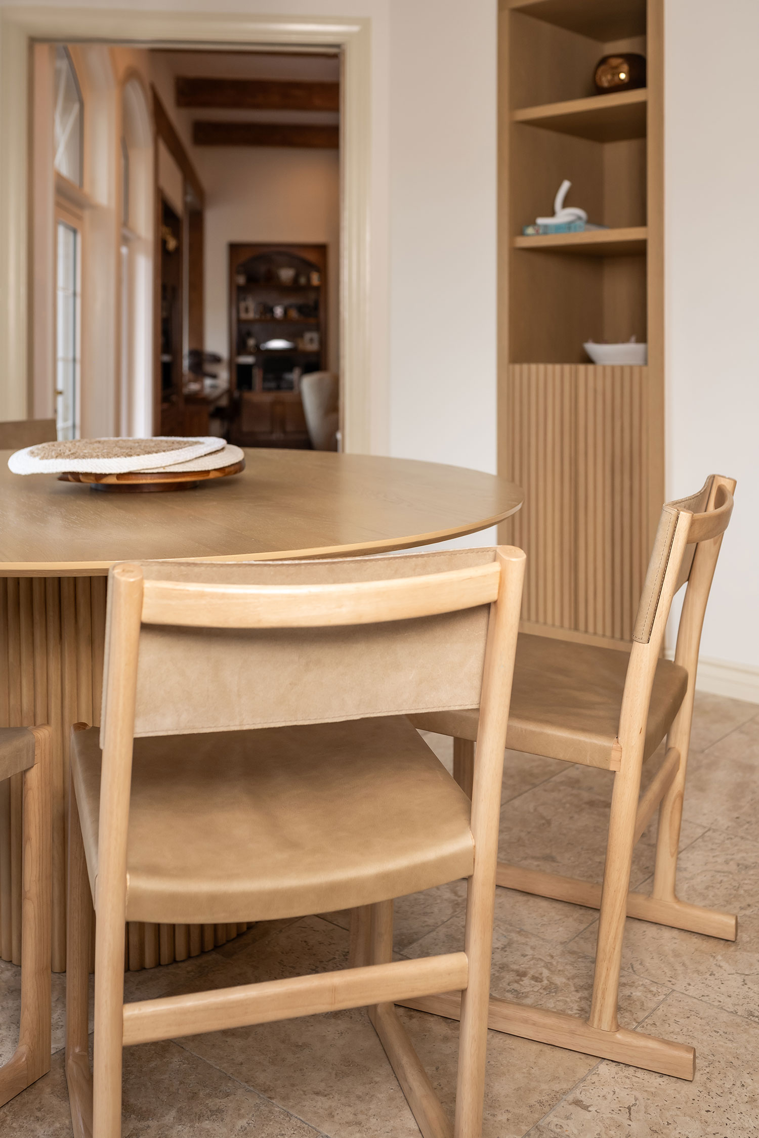 Breakfast Area in Palisades Kitchen by Corner