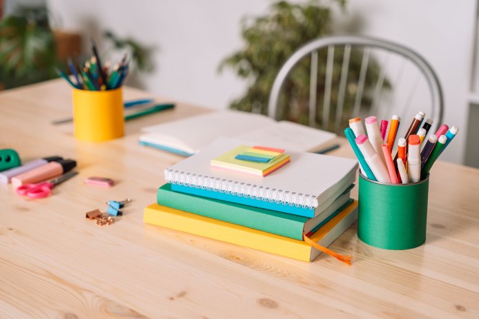 Colorful Office and Back to School Supplies