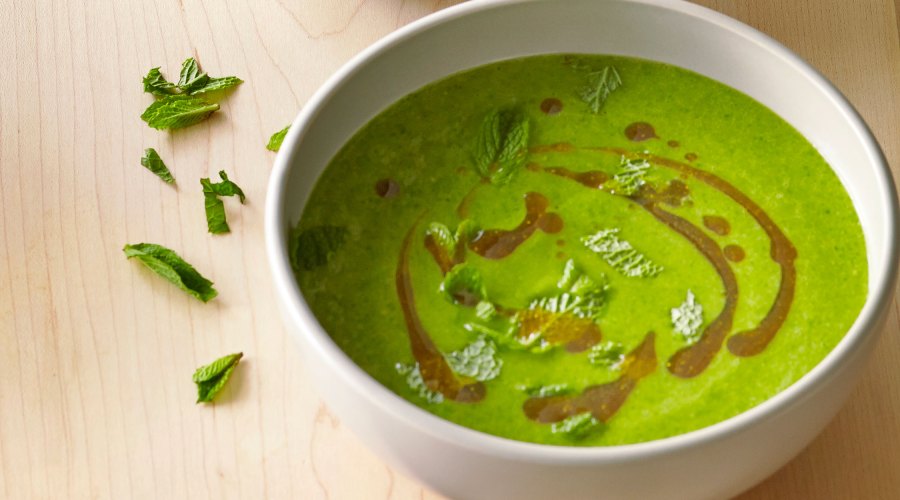 Creamy Spinach Chickpea Soup