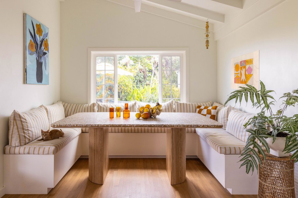 Dining Nook Hawaiian Surf Cabin by Sun Soul Style Interiors