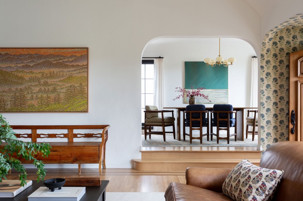 Dining Room L.A. Tudor Revival by Amy Sklar
