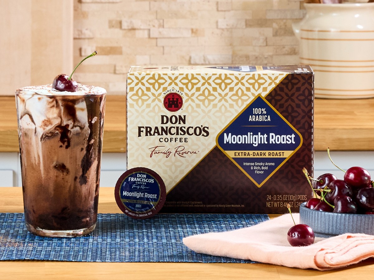 Dark Chocolate Cherry Iced Coffee