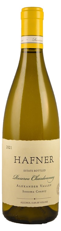 2021 Hafner Vineyard Reserve Chardonnay Alexander Valley Sonoma County