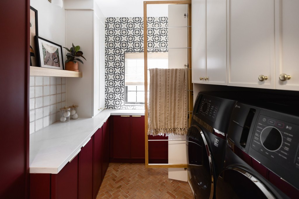 Drying Rack Laundry Room Makeover Kim Dee Designs