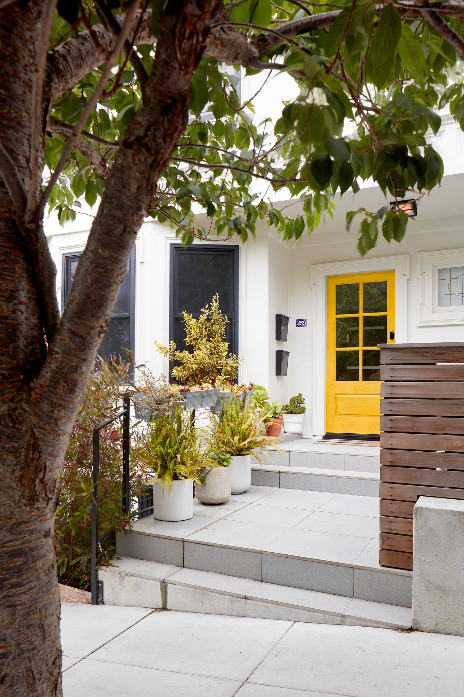 Front Exterior Castro Two Unit by Raumfabrik