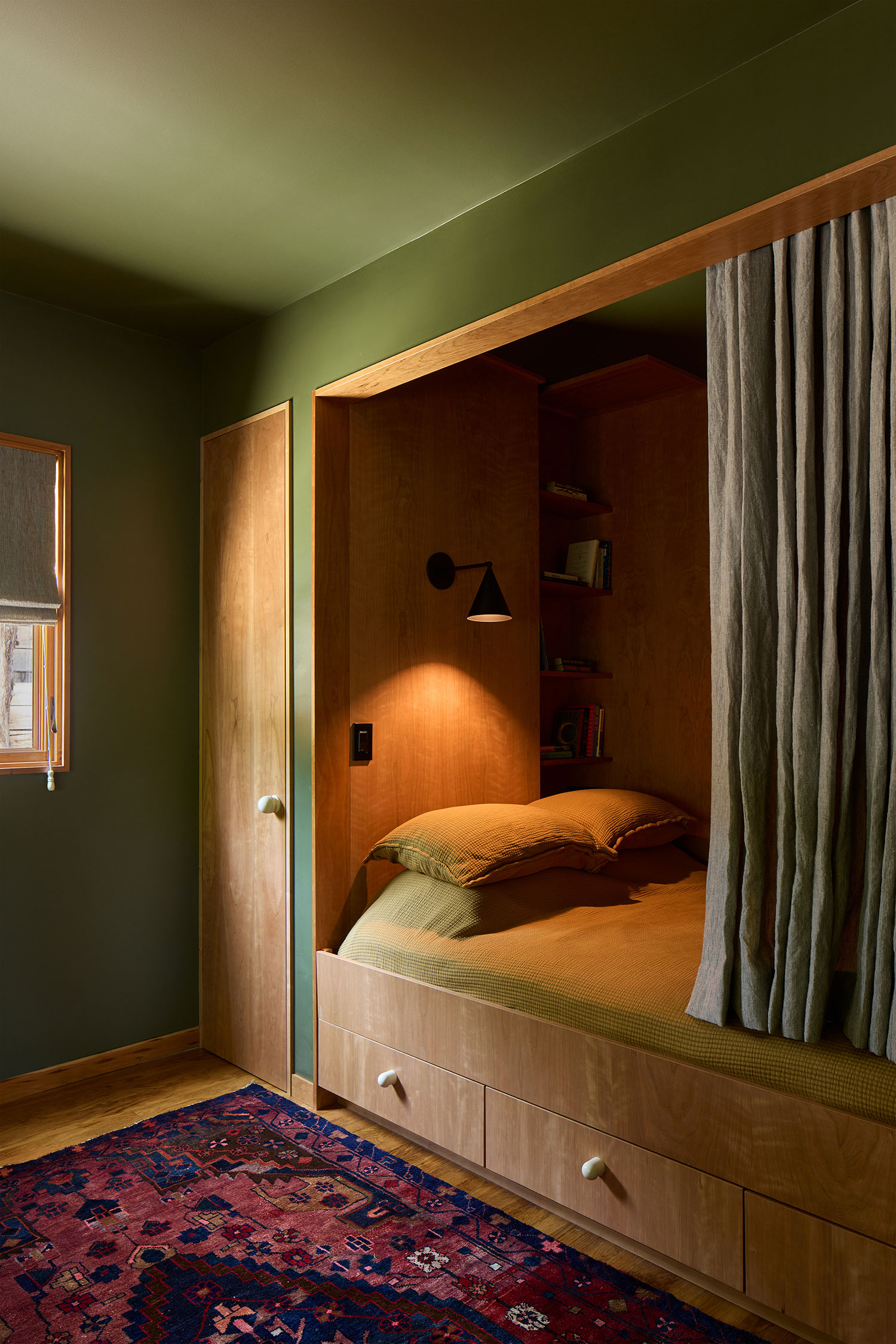 Guest Room LA Spanish Style House by LAUN