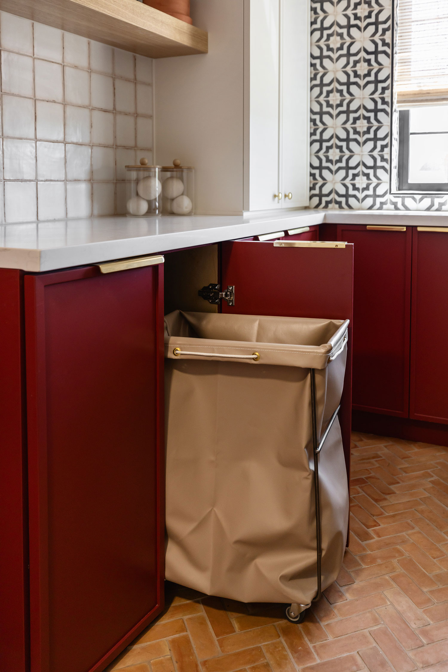 Hamper Laundry Room Makeover Kim Dee Designs