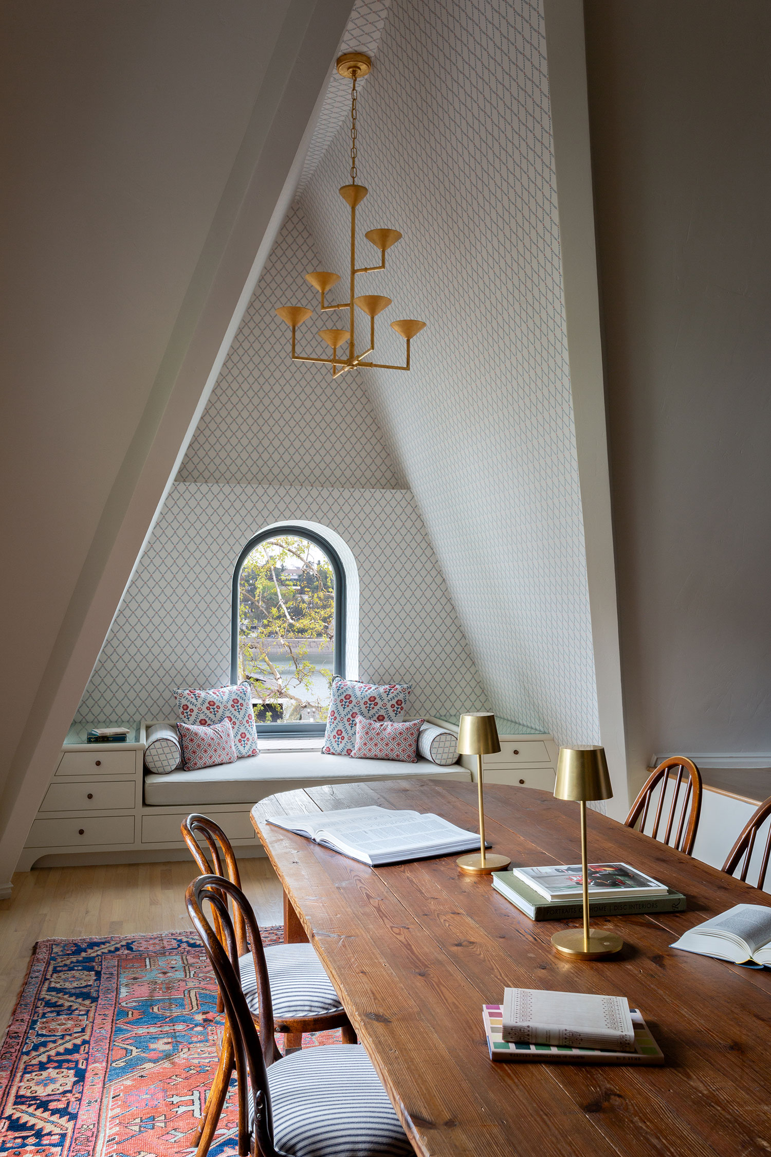 Home Office L.A. Tudor Revival by Amy Sklar