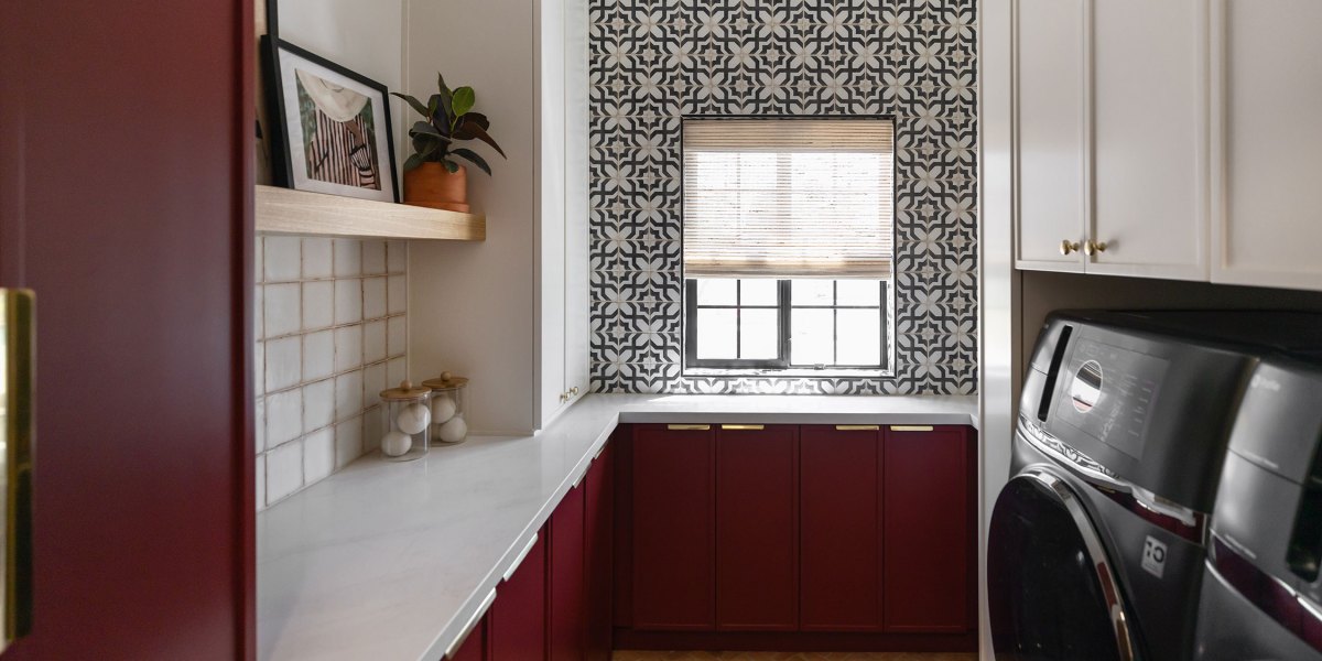 A Makeover That Proves Laundry Rooms Can Look Stylish