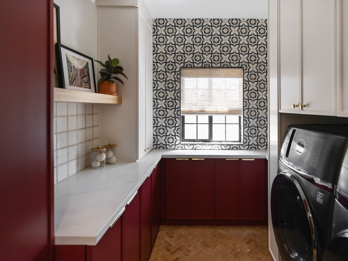 A Makeover That Proves Laundry Rooms Can Look Stylish