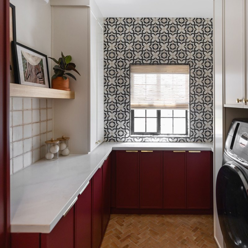 A Makeover That Proves Laundry Rooms Can Look Stylish