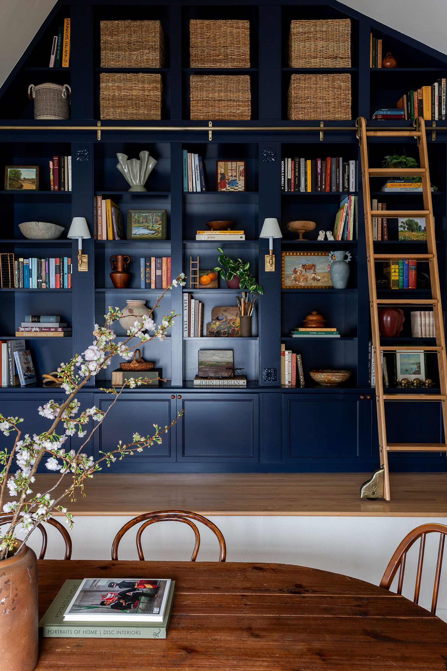 Library L.A. Tudor Revival by Amy Sklar