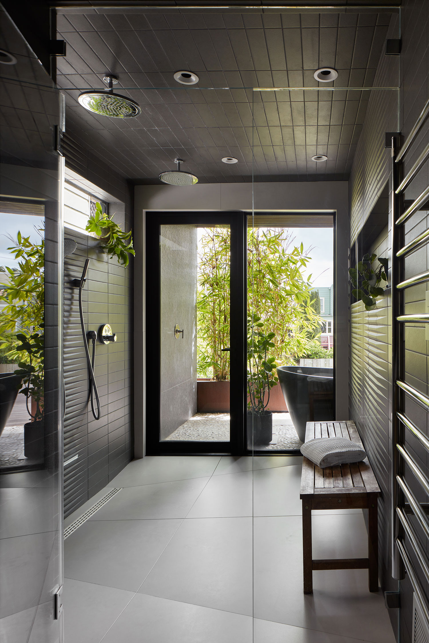 Lower Level Bathroom Castro Two Unit by Raumfabrik