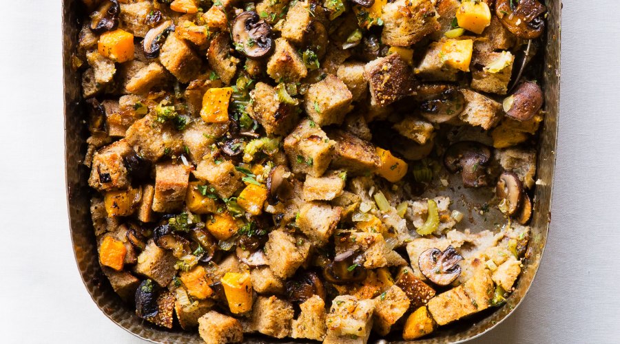 Rye Butternut Squash Dressing