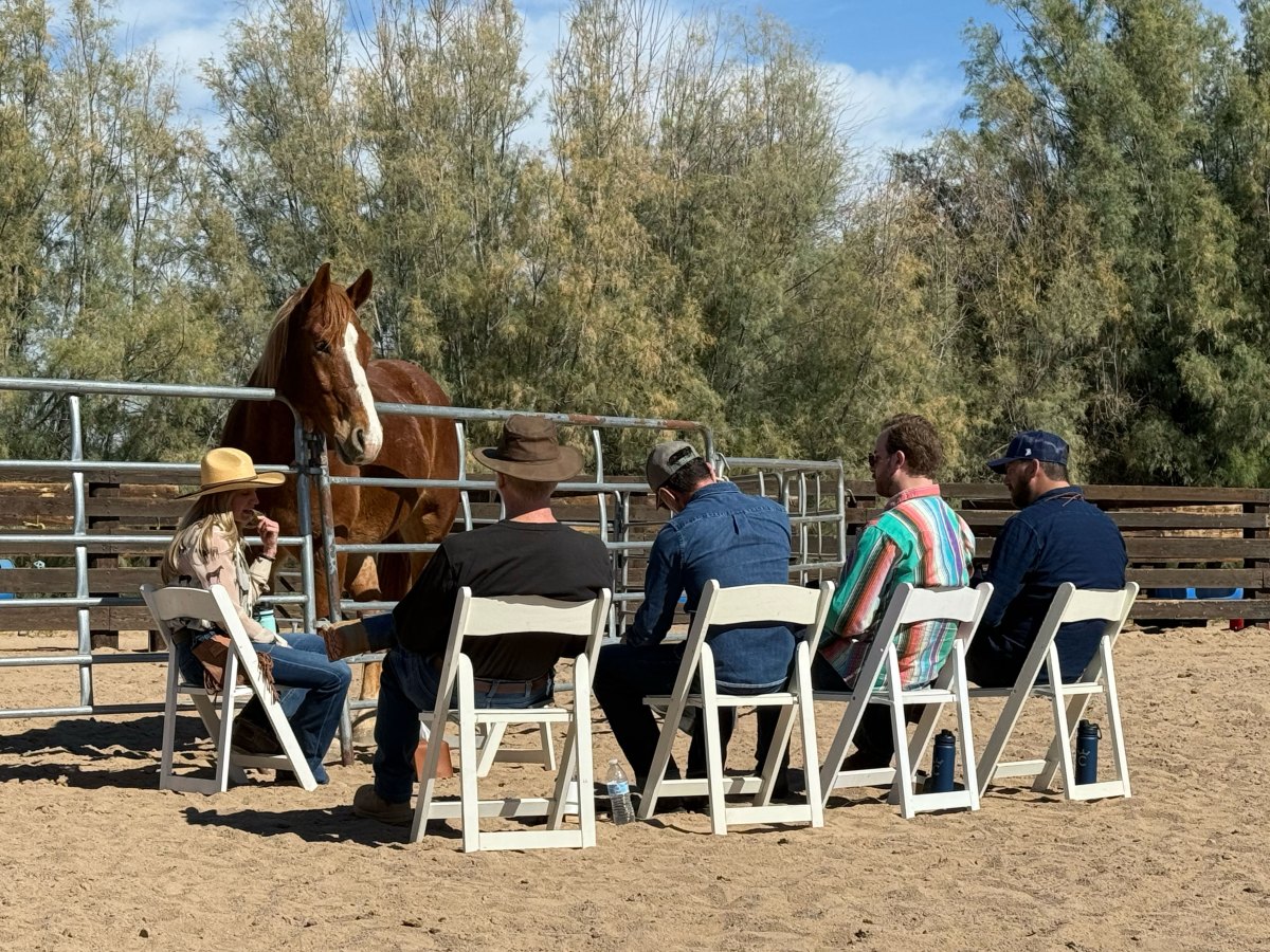 Pep Talk in the Corral