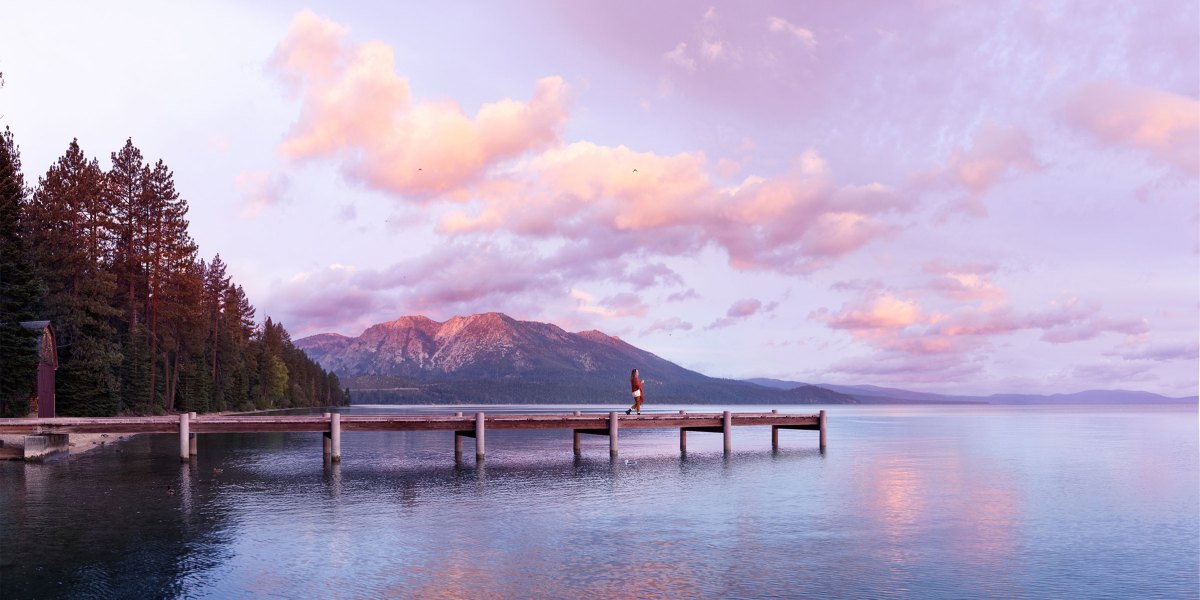 Lake Tahoe Lavender Sky