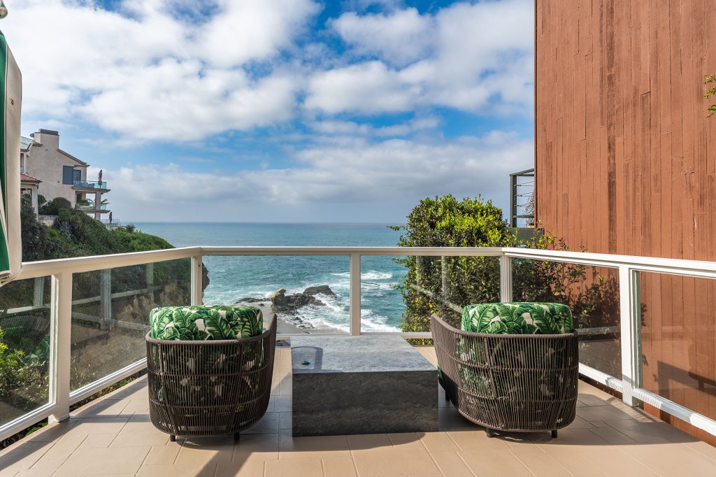 Deck Diane Keaton Laguna Beach House