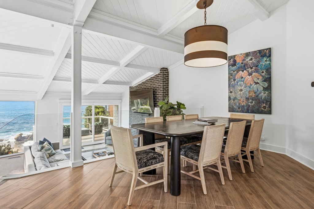 Dining Area Diane Keaton Laguna Beach House