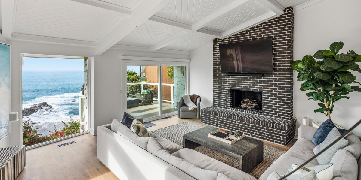 Living Room Diane Keaton Laguna Beach House