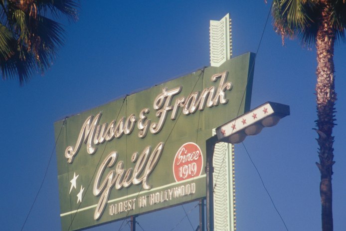 Musso & Frank Sign