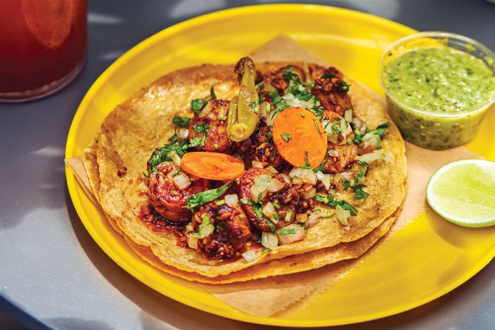 Damian Potato and Seed Chorizo Tacos