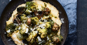 Roasted Romanesco Polenta